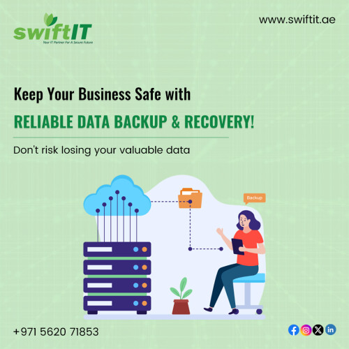 Don’t leave your data vulnerable! Our robust data backup and recovery solutions are designed to protect your business from unexpected losses. With secure cloud storage and quick recovery, your data is always safe. Contact us today to find the perfect solution for your business.

Contact us for more information.

+971 562071853

https://swiftit.ae/

#RecoverySolutions #DataBackup #BusinessSecurity #ProtectYourData #BackupSolutions #BusinessContinuity #DataProtection #ITSecurity #SecureBusiness #BackupPlan #DataSafety #SwiftITServices #SwiftITAbuDhabi #SwiftITUAE